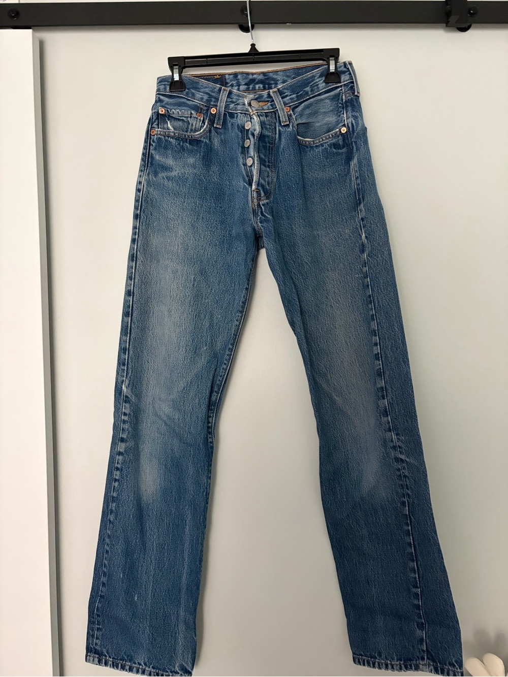 Levi's Faded Blue Straight Jeans